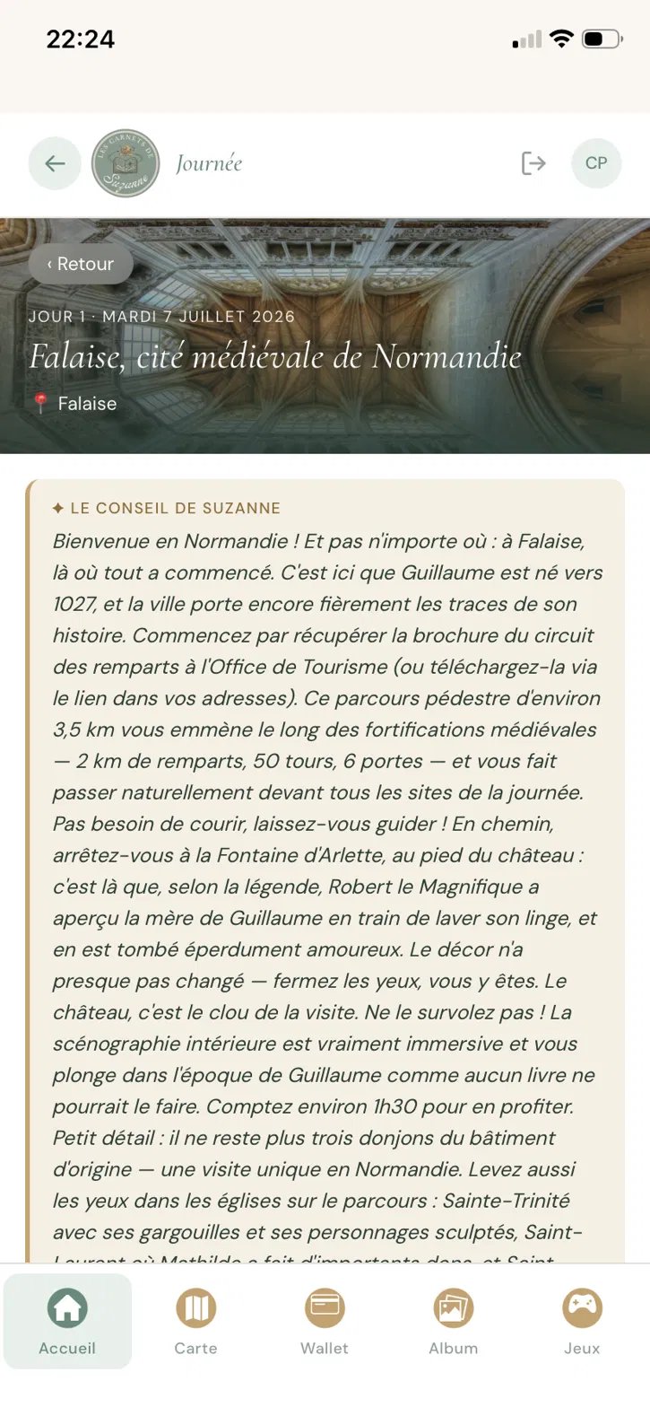 Le conseil de Suzanne pour la journée
